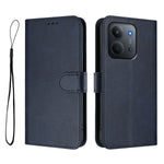 For Xiaomi Redmi 15C 5G (EU) (173mm) / Xiaomi Redmi 15C 4G (EU) (173mm) Wallet Case RFID Blocking Calf Texture Leather Stand Phone Cover with Strap