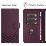 For Xiaomi Redmi 15C 5G (EU) (173mm) / Xiaomi Redmi 15C 4G (EU) (173mm) Case Imprinted Honeycomb RFID Blocking Leather Phone Cover with Strap