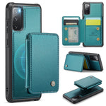 JEEHOOD For Samsung Galaxy S20 FE Case  J05 Leather Mobile Cover with Detachable Magnetic Card Bag