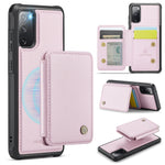 JEEHOOD For Samsung Galaxy S20 FE Case  J05 Leather Mobile Cover with Detachable Magnetic Card Bag