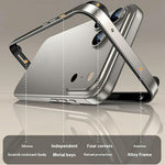 For iPhone 17 Pro Max Case Hollow Heat Dissipation Silicone Metal Bumper Phone Cover