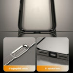 For iPhone 17 Pro Max Case Hollow Heat Dissipation Silicone Metal Bumper Phone Cover