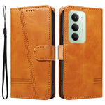 For Xiaomi Redmi 15 4G (EU) (171mm) Wallet Case T-Shape Lines Leather Phone Cover Stand