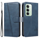 For Xiaomi Redmi 15 4G (EU) (171mm) Wallet Case T-Shape Lines Leather Phone Cover Stand