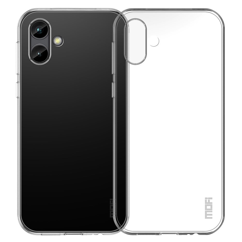 MOFI til Samsung Galaxy A04 4G (164,4 x 76,3 x 9,1 mm) Stødabsorberende beskyttende telefoncover, Klar Krystal TPU Skal etui
