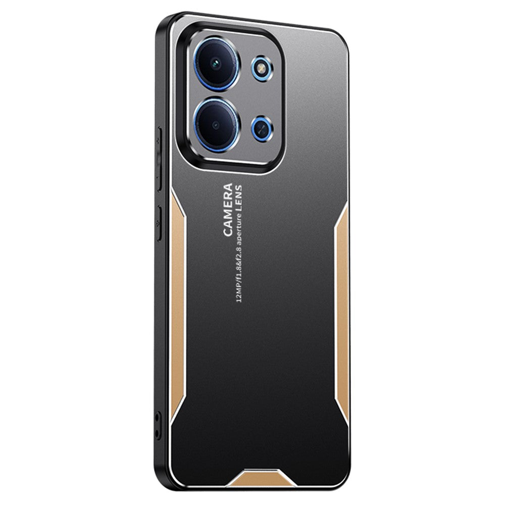 mobilskal för Xiaomi Redmi 15C 4G (EU) (173 mm) / 15C 5G (EU) (173 mm) / Poco C85 4G (173 mm) Aluminiumlegering TPU PC Baksida