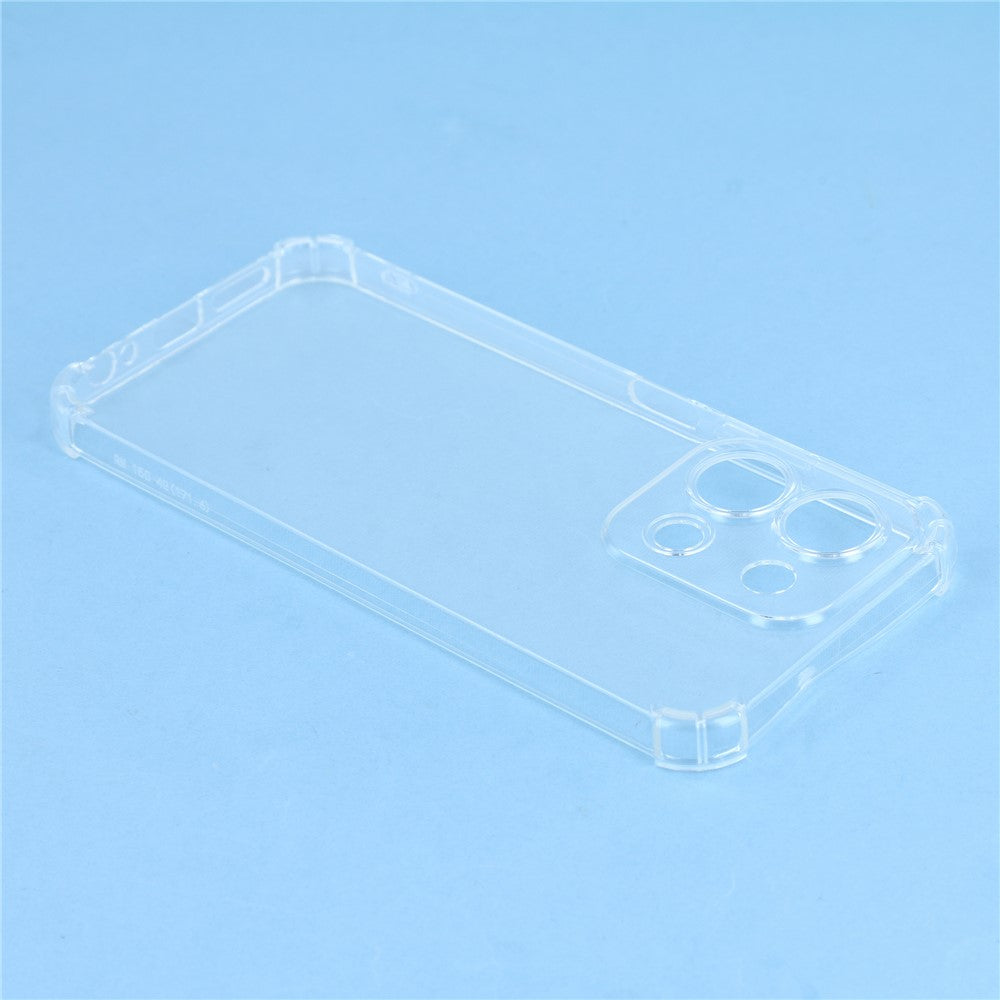 Gennemsigtigt TPU-cover med forstærkede hjørner og faldsikring til Xiaomi Redmi 15C 4G (Global) (171mm) / Poco C85 4G (171mm)