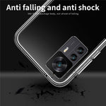 MOFI För Xiaomi 12T 5G / 12T Pro 5G / Redmi K50 Ultra 5G Skyddande mobilskal Transparent TPU Baksida