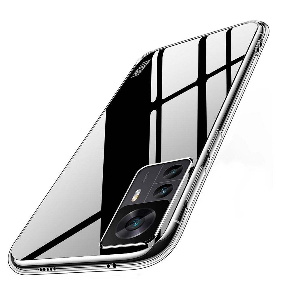 MOFI För Xiaomi 12T 5G / 12T Pro 5G / Redmi K50 Ultra 5G Skyddande mobilskal Transparent TPU Baksida