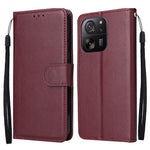 For Xiaomi 13T / 13T Pro Case Wallet Stand PU Leather Phone Cover with Wrist Strap
