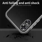 MOFI For Oppo A17 4G Transparent Flexible TPU Case Anti-scratch Protective Cell Phone Cover