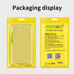 MOFI For Oppo A17 4G Transparent Flexible TPU Case Anti-scratch Protective Cell Phone Cover