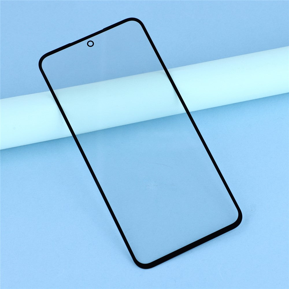 For Samsung Galaxy S24 FE S721 Front Screen Glass Lens + OCA Adhesive Replacement Parts (Without Logo)