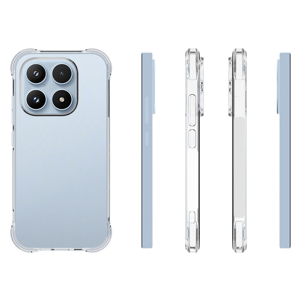 For Xiaomi 17 TPU Phone Case Non Slip Transparent Mobile Phone Cover