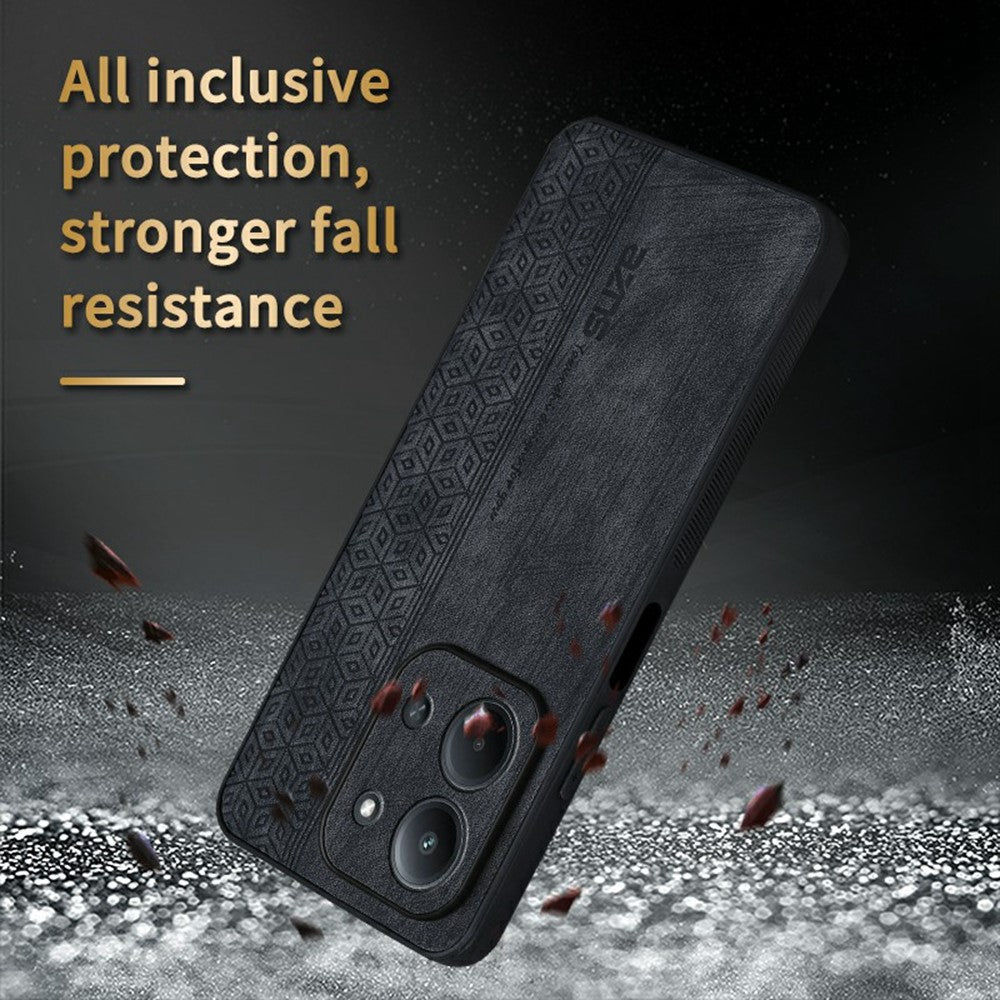 AZNS Protective Case For Xiaomi Redmi 15C 5G (EU) (173mm)  /  4G (EU) (173mm)  /  Poco C85 4G (173mm) PU Leather Covered TPU Phone Shell