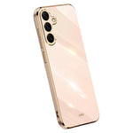 XINLI För Samsung Galaxy S25 FE Skal TPU mobilskal med Galvaniserad Ram