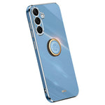 XINLI For Samsung Galaxy S25 FE Case Ring Kickstand Electroplating TPU Phone Cover