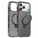 TORRAS Ostand Q3 Air Series til iPhone 17 Pro cover, kompatibel med MagSafe Stødabsorberende PC + TPU telefoncover med støttefod