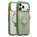 TORRAS Ostand Q3 Air Series til iPhone 17 Pro cover, kompatibel med MagSafe Stødabsorberende PC + TPU telefoncover med støttefod
