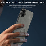 WANLONFENG For Samsung Galaxy A08 4G / A07 4G Magnetic Case  SD Series PC TPU Phone Cover with 2Pcs Screen Film