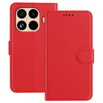 For Xiaomi 15T Pro Leather Case Wallet Stand Solid Color Anti Drop Phone Cover