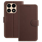 For Xiaomi 15T Leather Case Wallet Stand Solid Color Anti Drop Phone Cover