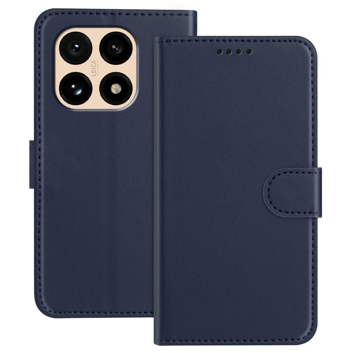 For Xiaomi 15T Leather Case Wallet Stand Solid Color Anti Drop Phone Cover
