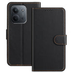 For Xiaomi Redmi 15C 5G (EU) (173mm) / Xiaomi Redmi 15C 4G (EU) (173mm) Leather Case Wallet Stand Solid Color Anti Drop Phone Cover