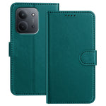 For Xiaomi Redmi 15C 5G (EU) (173mm) / Xiaomi Redmi 15C 4G (EU) (173mm) Leather Case Wallet Stand Solid Color Anti Drop Phone Cover