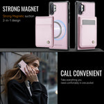 JEEHOOD Til Samsung Galaxy Note 10 Plus 5G Bagcover i læder Magnetisk etui J06 Telefoncover med kortlomme RFID-blokerende