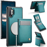 JEEHOOD Til Samsung Galaxy Note 10 Plus 5G Bagcover i læder Magnetisk etui J06 Telefoncover med kortlomme RFID-blokerende