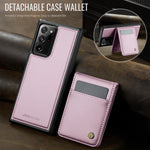 JEEHOOD Til Samsung Galaxy Note20 Ultra Læder Bagcover Magnetisk Etui J06 Telefoncover med Kortlomme RFID-blokering