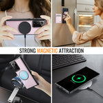 JEEHOOD Til Samsung Galaxy Note20 Ultra Læder Bagcover Magnetisk Etui J06 Telefoncover med Kortlomme RFID-blokering