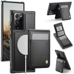 JEEHOOD Til Samsung Galaxy Note20 Ultra Læder Bagcover Magnetisk Etui J06 Telefoncover med Kortlomme RFID-blokering