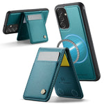 JEEHOOD Til Samsung Galaxy A13 5G / Galaxy A13 4G Læder Bagcover Magnetisk Etui J06 Telefoncover med Kortlomme RFID-blokering