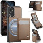 JEEHOOD Til Samsung Galaxy A13 5G / Galaxy A13 4G Læder Bagcover Magnetisk Etui J06 Telefoncover med Kortlomme RFID-blokering