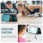 JEEHOOD For Samsung Galaxy Note 10 4G Case J05 Leather Mobile Cover with Detachable Magnetic Card Bag