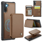 JEEHOOD For Samsung Galaxy Note 10 4G Case J05 Leather Mobile Cover with Detachable Magnetic Card Bag