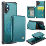 JEEHOOD For Samsung Galaxy Note 10 Plus 4G Case J05 Leather Mobile Cover with Detachable Magnetic Card Bag