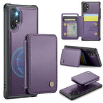 JEEHOOD For Samsung Galaxy Note 10 Plus 4G Case J05 Leather Mobile Cover with Detachable Magnetic Card Bag
