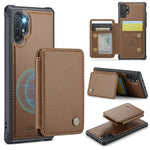 JEEHOOD For Samsung Galaxy Note 10 Plus 4G Case J05 Leather Mobile Cover with Detachable Magnetic Card Bag