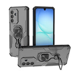 WANLONFENG til Samsung Galaxy A17 5G / A17 4G telefoncover PC TPU-bagcover støtteben med hærdet glas