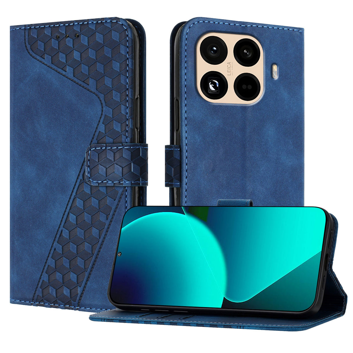 For Xiaomi 15T Pro Leather Case 7-Shaped Pattern Wallet Stand Shockproof Phone Cover