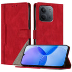 For Xiaomi Redmi 15C 5G (Global) (171mm) / 15C 4G (Global) (171mm) / Poco C85 4G (171mm) Leather Case Triangle Patchwork Wallet Stand Shockproof Phone Cover