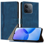 For Xiaomi Redmi 15C 5G (Global) (171mm) / 15C 4G (Global) (171mm) / Poco C85 4G (171mm) Leather Case Triangle Patchwork Wallet Stand Shockproof Phone Cover