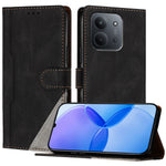 For Xiaomi Redmi 15C 5G (Global) (171mm) / 15C 4G (Global) (171mm) / Poco C85 4G (171mm) Leather Case Triangle Patchwork Wallet Stand Shockproof Phone Cover