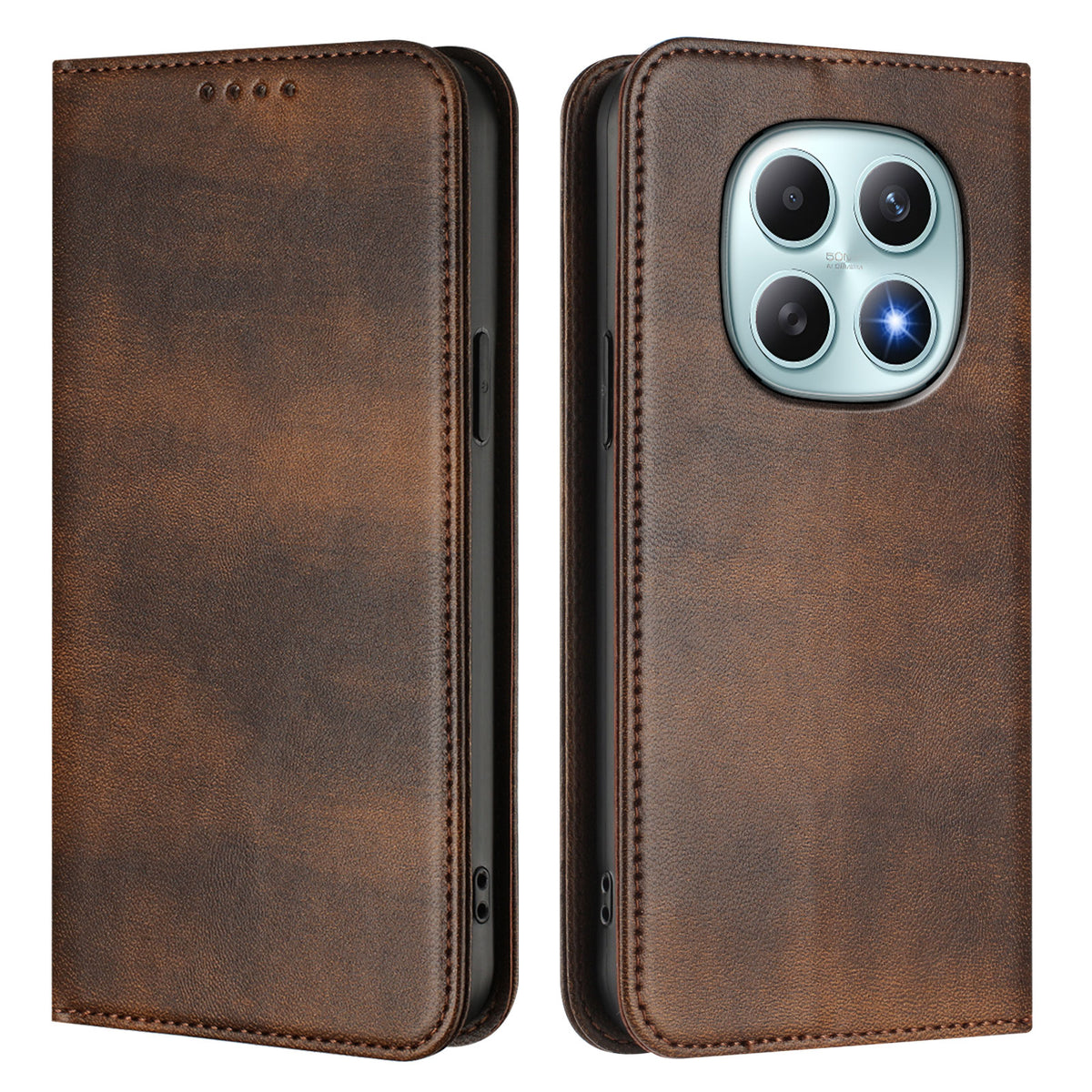 For Xiaomi Poco M8 5G / Redmi Note 15 5G (Global) / 15 4G (Global) Wallet Cases Retro Texture RFID Blocking Leather Phone Cover
