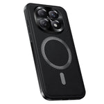 For Xiaomi Poco M8 5G / Redmi Note 15 5G (Global) Magnetic Case PU TPU PC Phone Back Cover with Metal Lens Frame