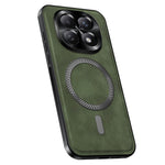 For Xiaomi Poco M8 5G / Redmi Note 15 5G (Global) Magnetic Case PU TPU PC Phone Back Cover with Metal Lens Frame