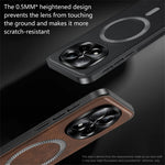 For Xiaomi Redmi Note 15 Pro 5G (Global) Magnetic Case PU TPU PC Phone Back Cover with Metal Lens Frame